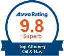 Avvo Rating 9.8 Superb - Top Attorney Oil & Gas